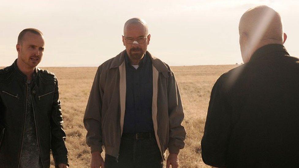 Scene from Breaking Bad TV series