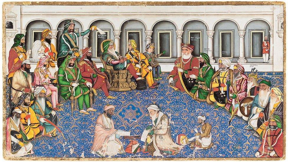 The Darbar of Maharaja Ranjit Singh