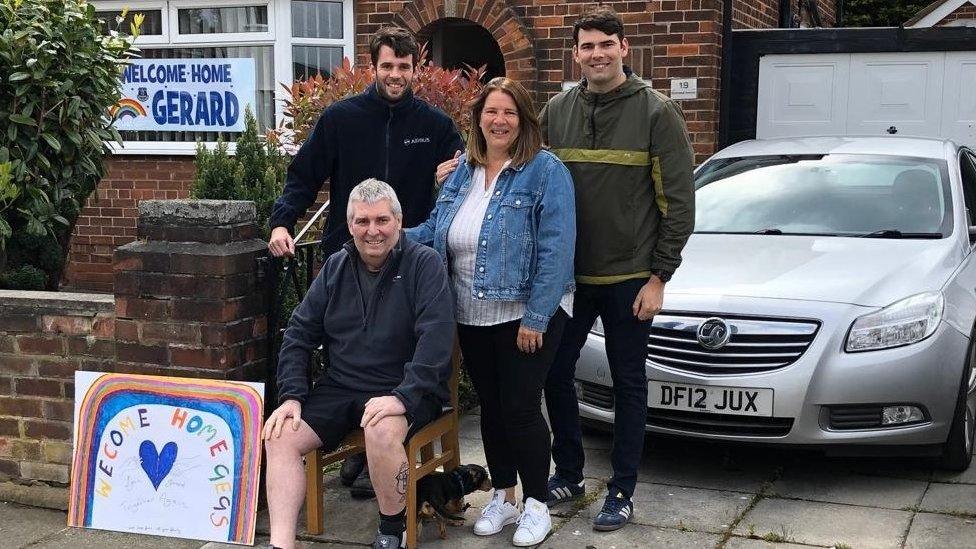 Gerard Small with family