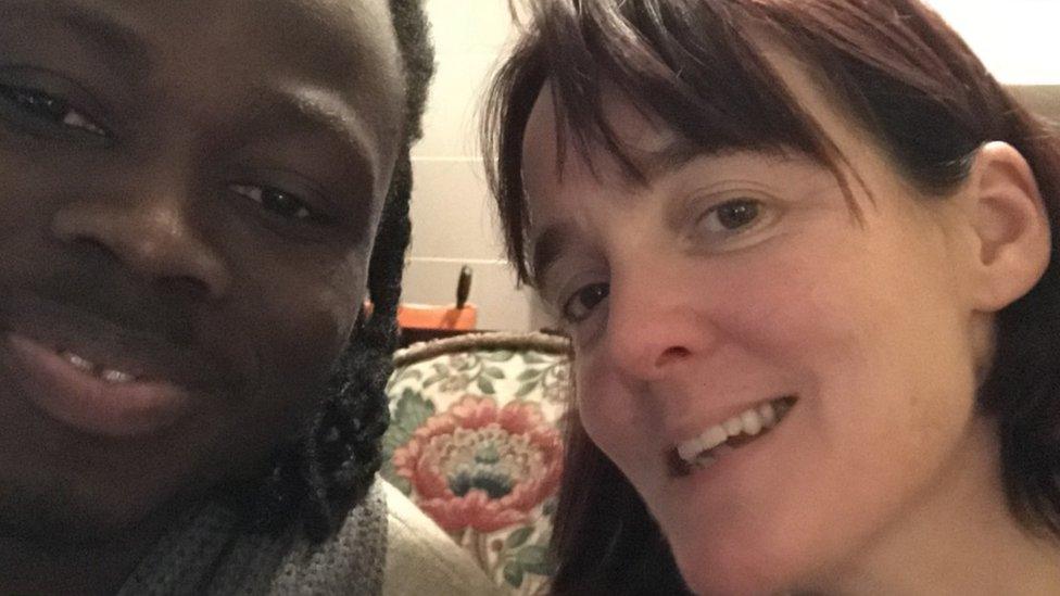 Cathryn McShane-Kouyaté and her husband