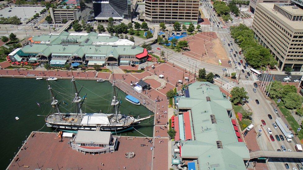 Baltimore's Inner Harbor district