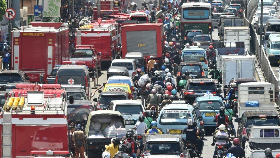 Traffic in Asia