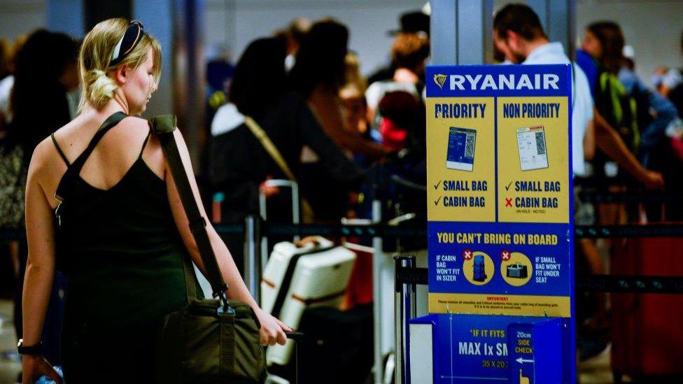 Ryanair passenger