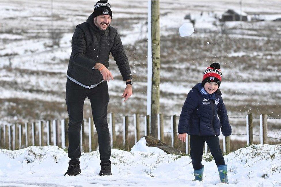 snowball fight