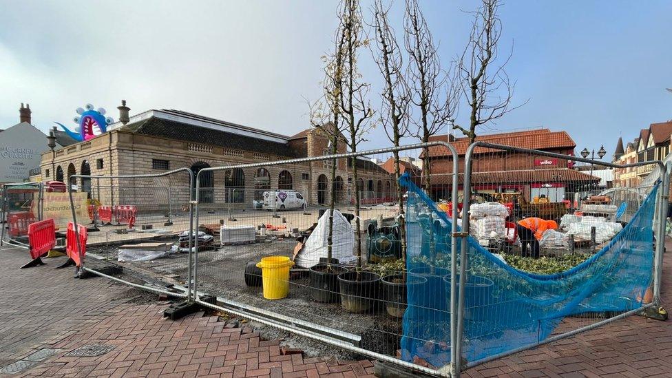 View of Lincoln's Central Market