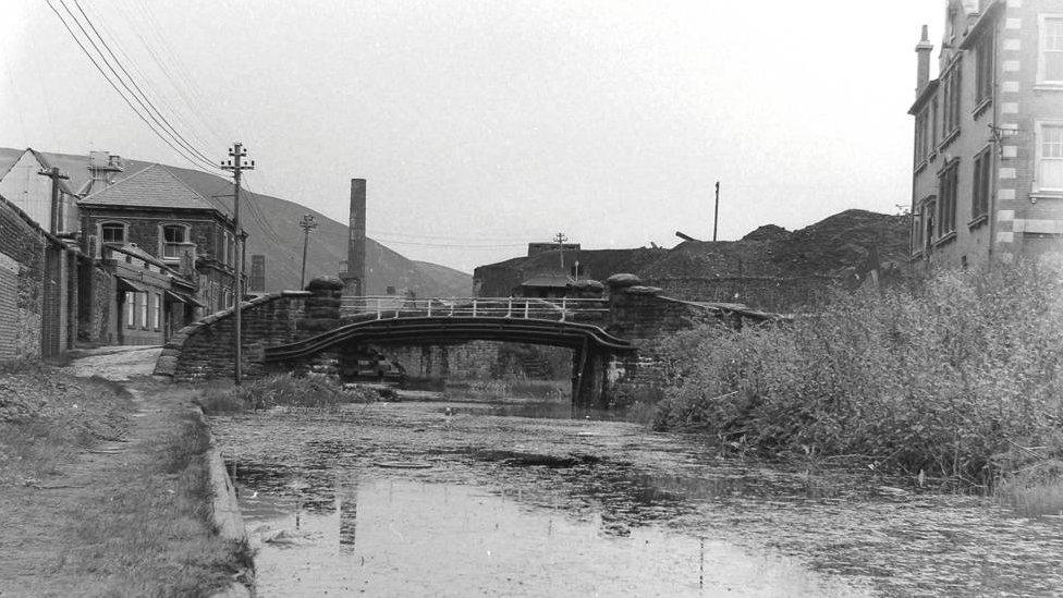 The bridge at Morfa copper works