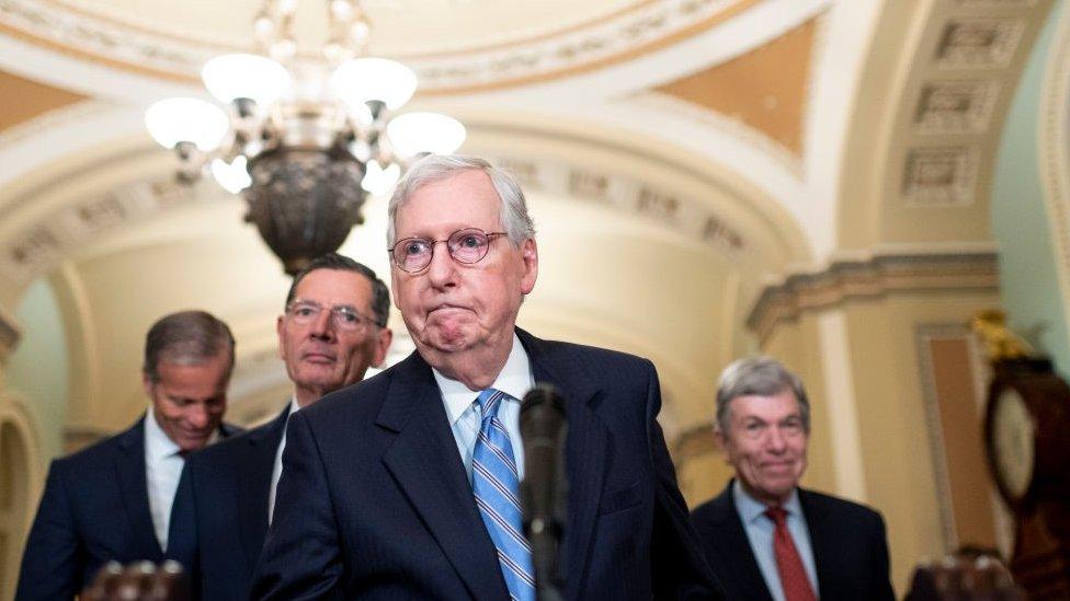 Senate Minority Leader Mitch McConnell on Tuesday