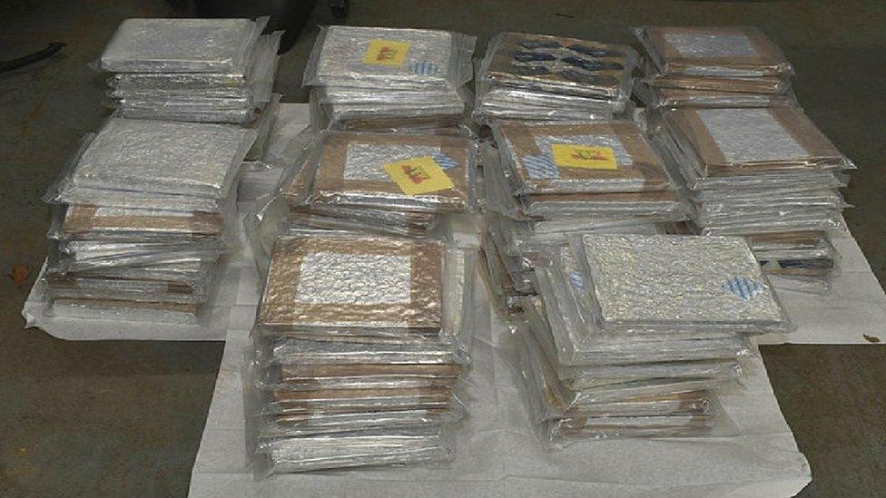 Drugs found in a van in Hertfordshire