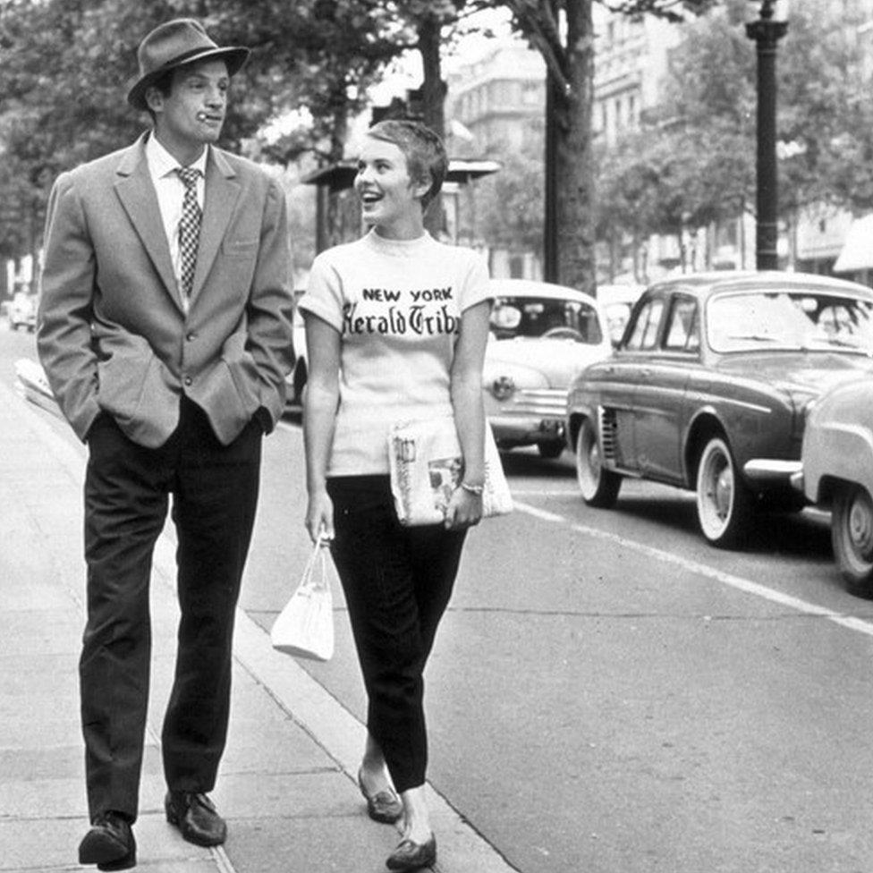 Jean-Paul Belmondo in A Bout de Souffle