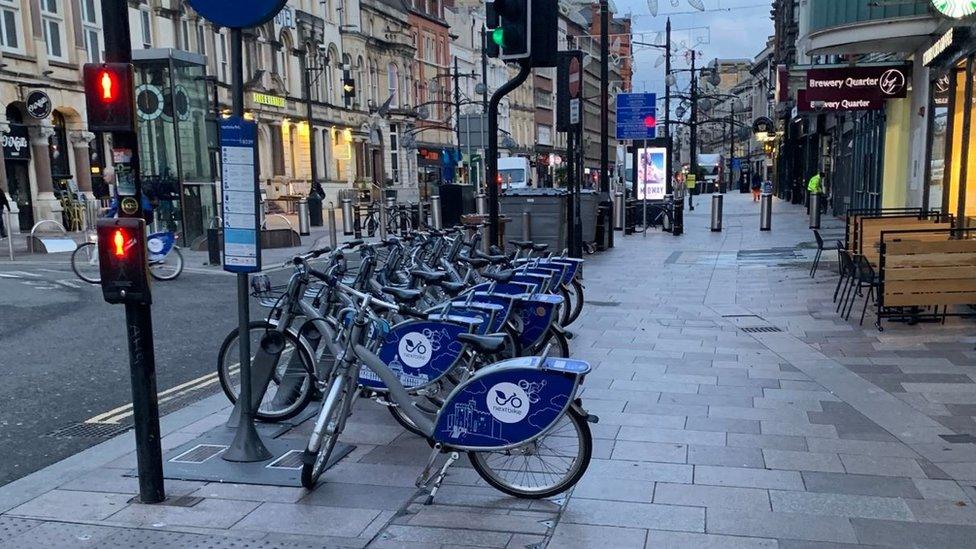 Bikes in Cardiff