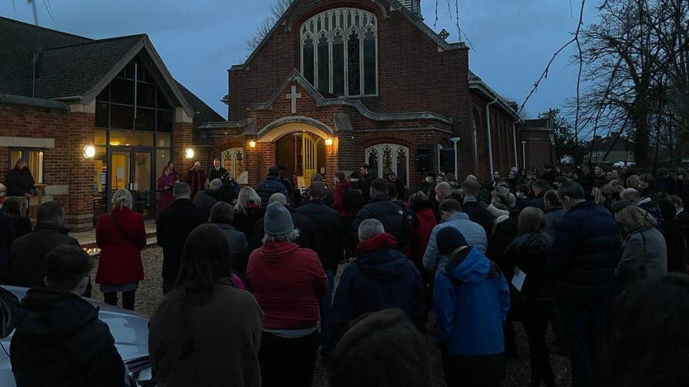 Olly Stephens memorial service