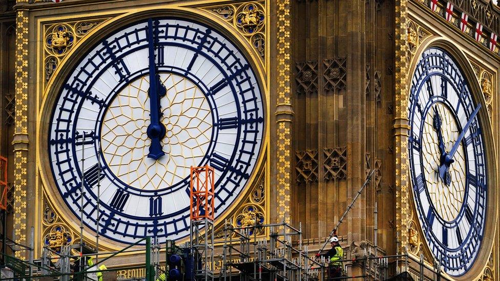 Clock on Elizabeth Tower