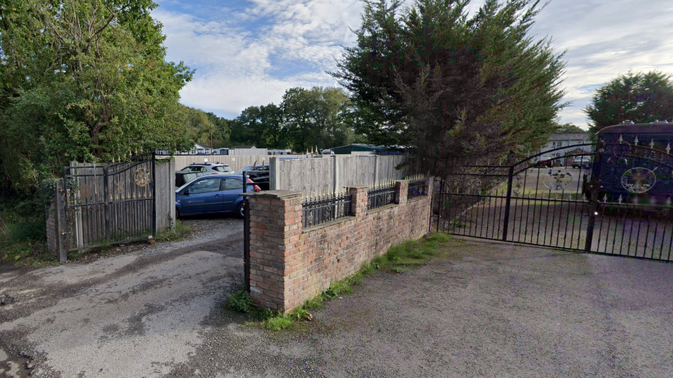 Car park in Styal