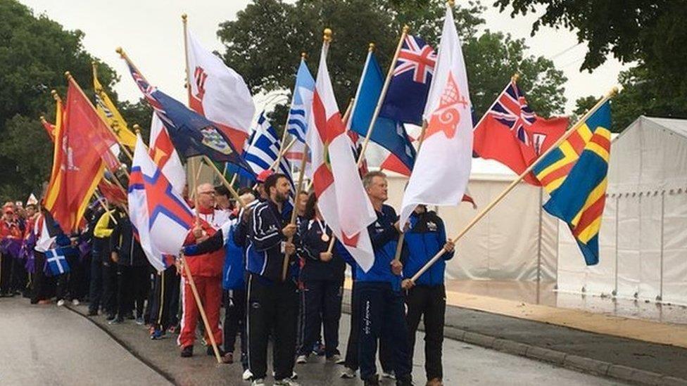 The 2019 football component of the games was hosted on Anglesey