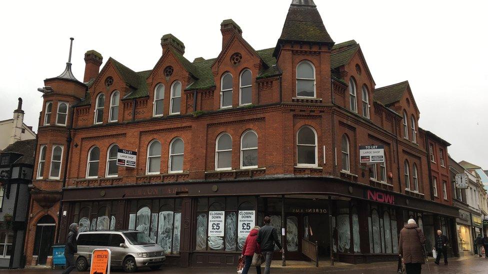 The building Pret is going into on Cornhill, Ipswich