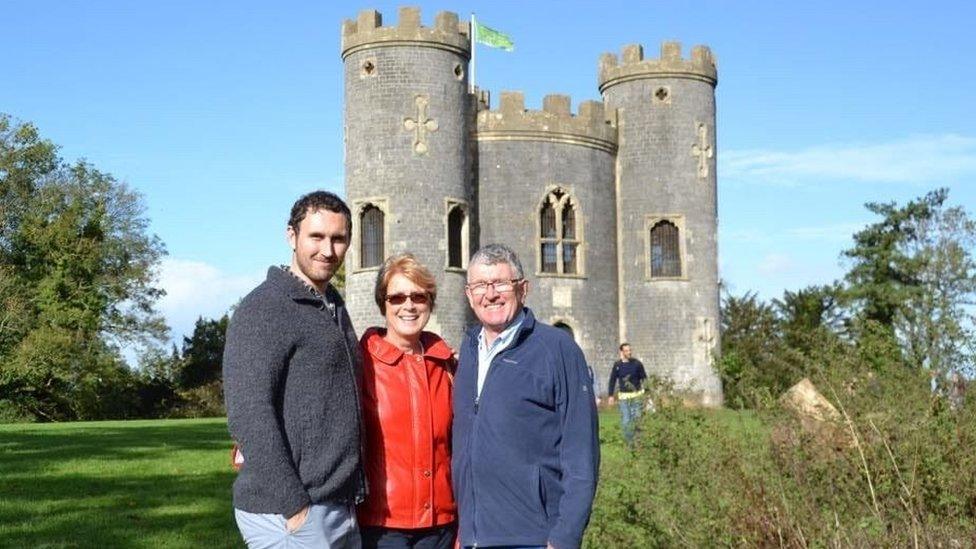 Lloyd and his mum and dad (Peter Jones)