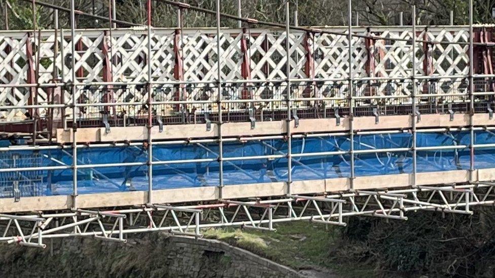 Gaol Ferry Bridge in Bristol