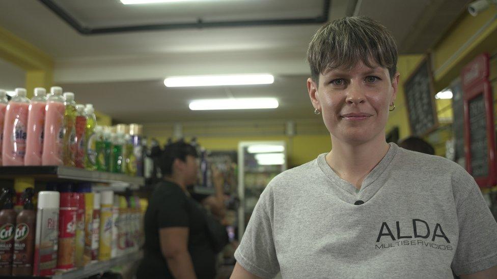 Adriana Ignaszewski at her grocery store