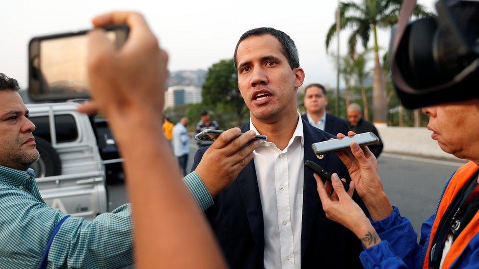 Venezuelan opposition leader Juan Guaido