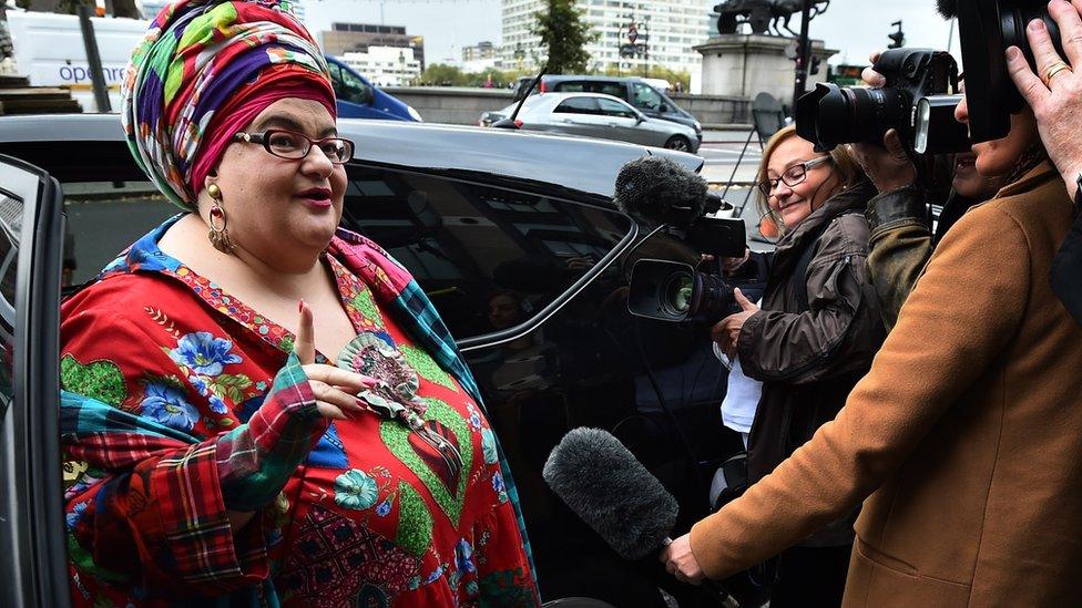 Camila Batmanghelidjh arriving to give evidence to MPs last October