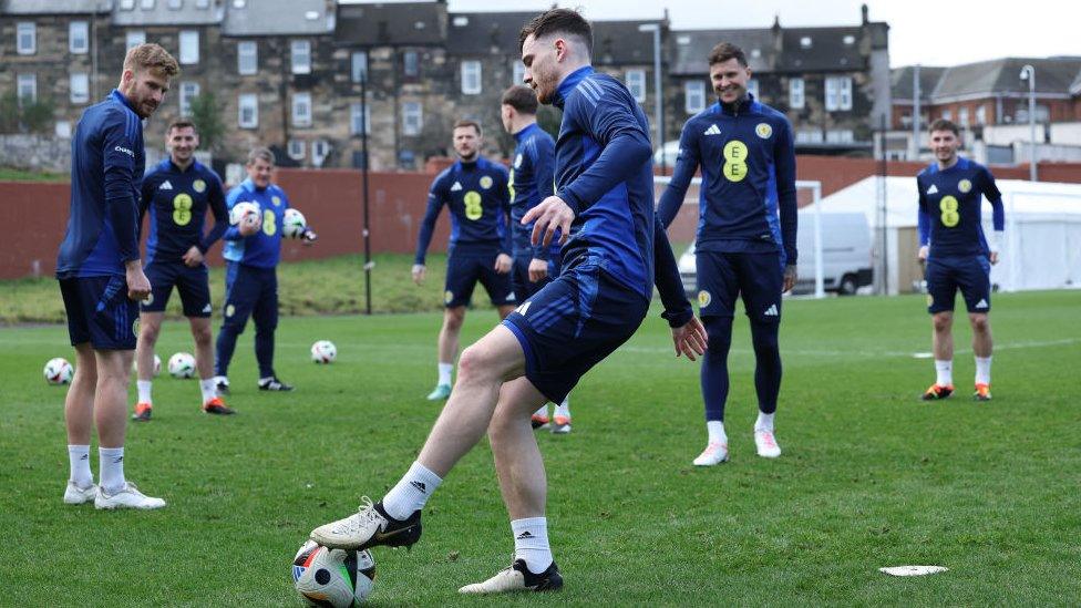 Scotland training session