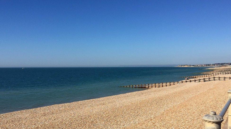 Hastings beach