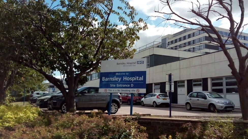 exterior of Barnsley Hospital