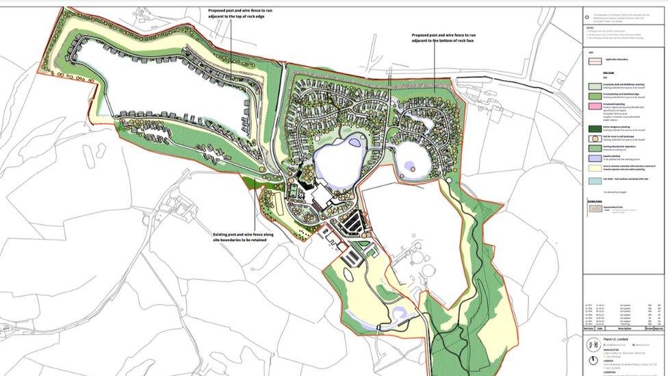 Plans for the quarry