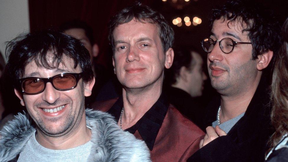 Comedians Frank Skinner and David Baddiel.