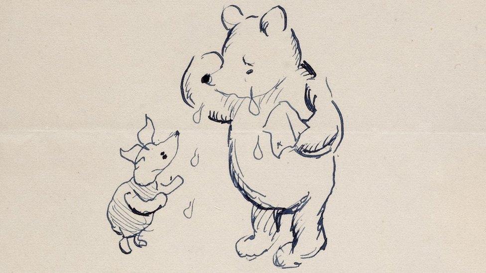 Winnie the Pooh and Piglet