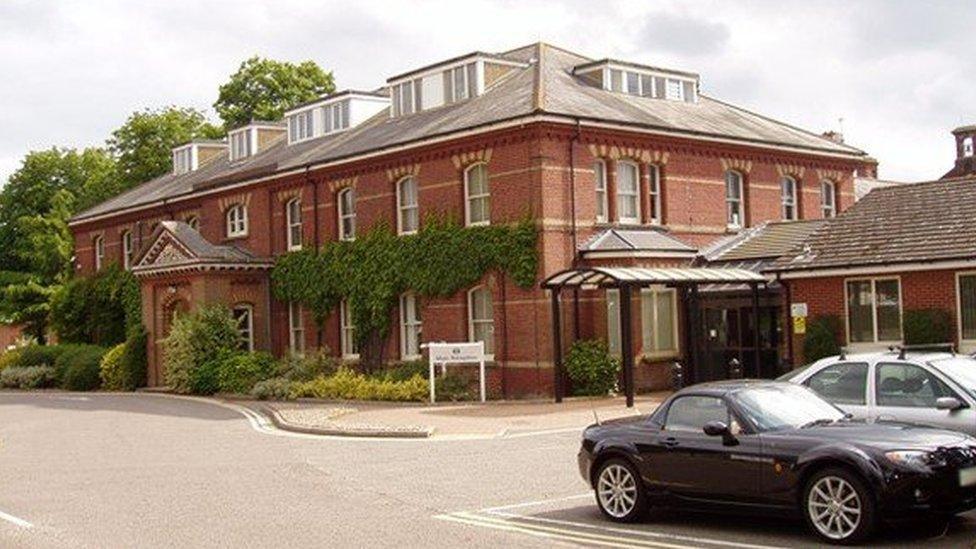 Exterior view of Hellesdon Hospital, where the Norfolk and Suffolk Foundation Trust is based