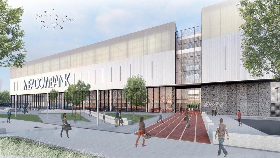 New Meadowbank Stadium main entrance design