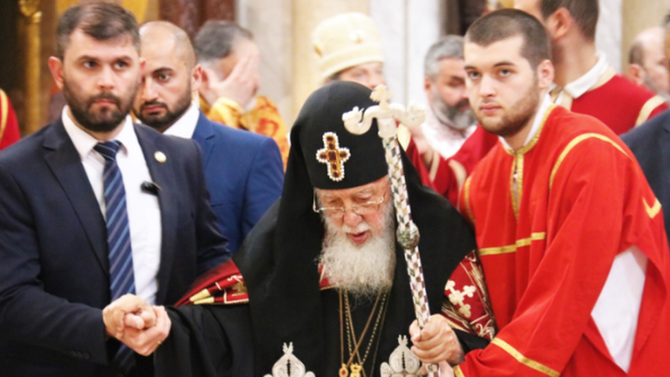 Georgian Patriarch Ilia II, September 2018