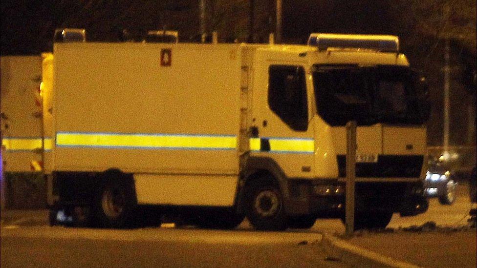 The Glen Road has been closed between the junctions of Shaw's Road and Suffolk Road