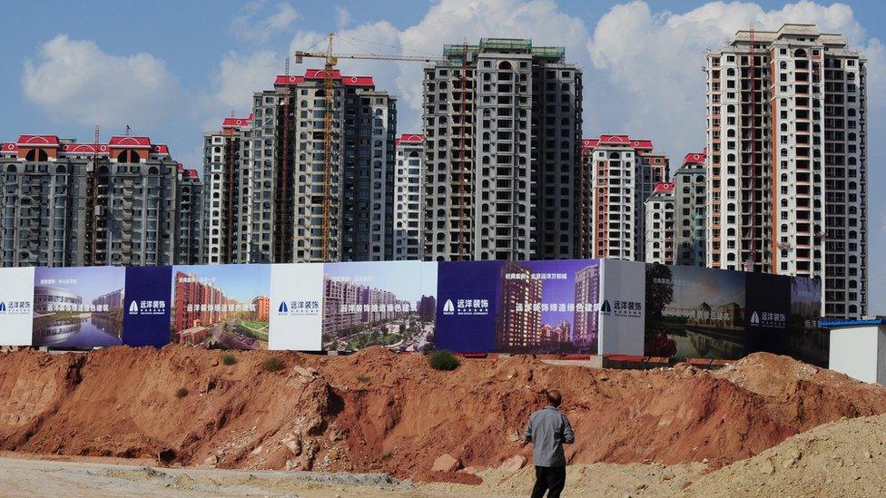 A Chinese construction site