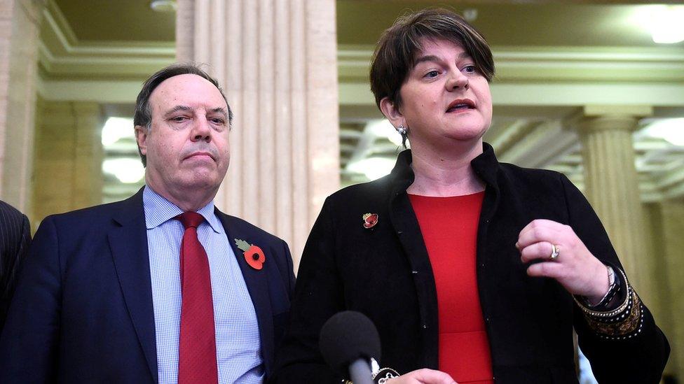 Nigel Dodds and Arlene Foster