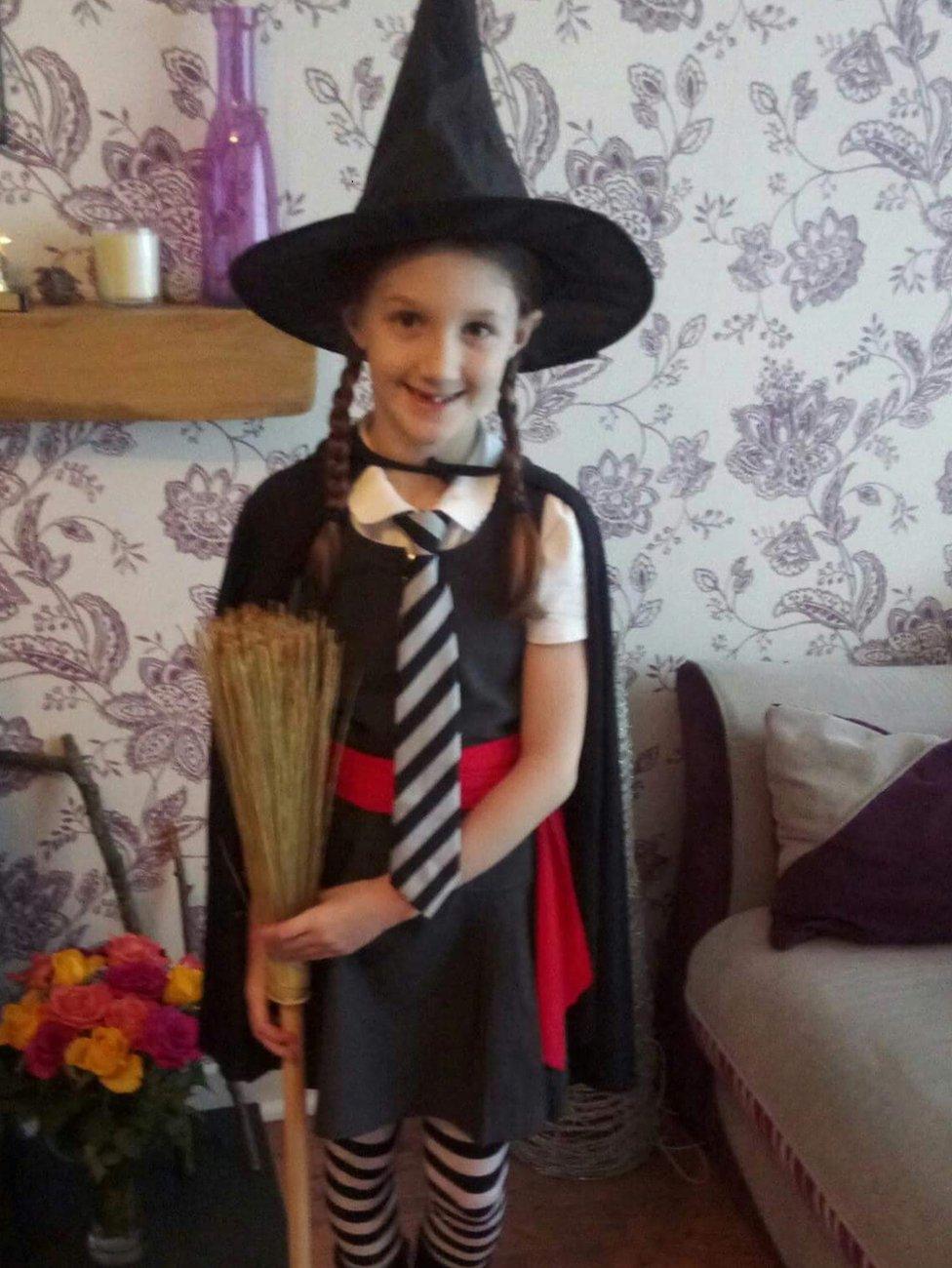 Lucy loves The Worst Witch books and TV series. Her favourite character is Mildred Hubble, who she has dressed up as for World Book Day!