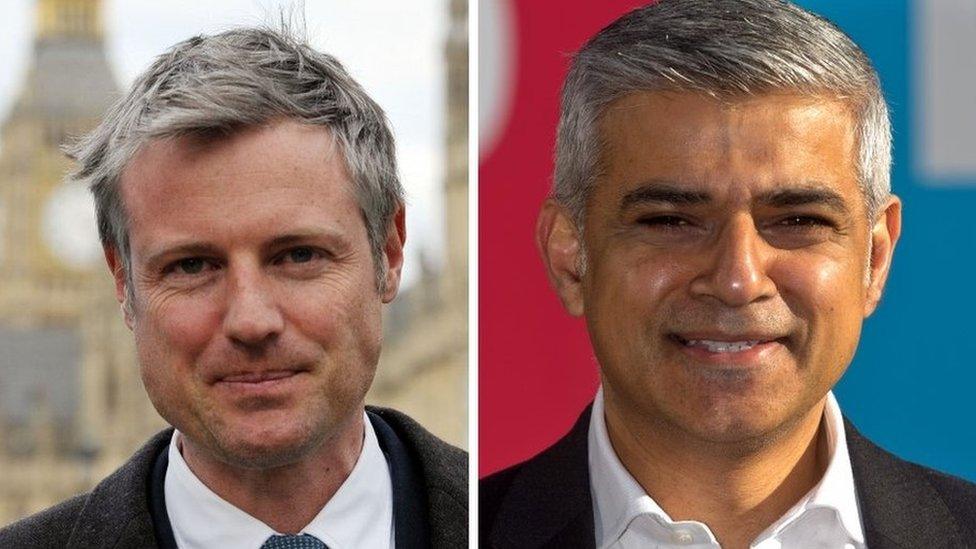 Zac Goldsmith, Sadiq Khan