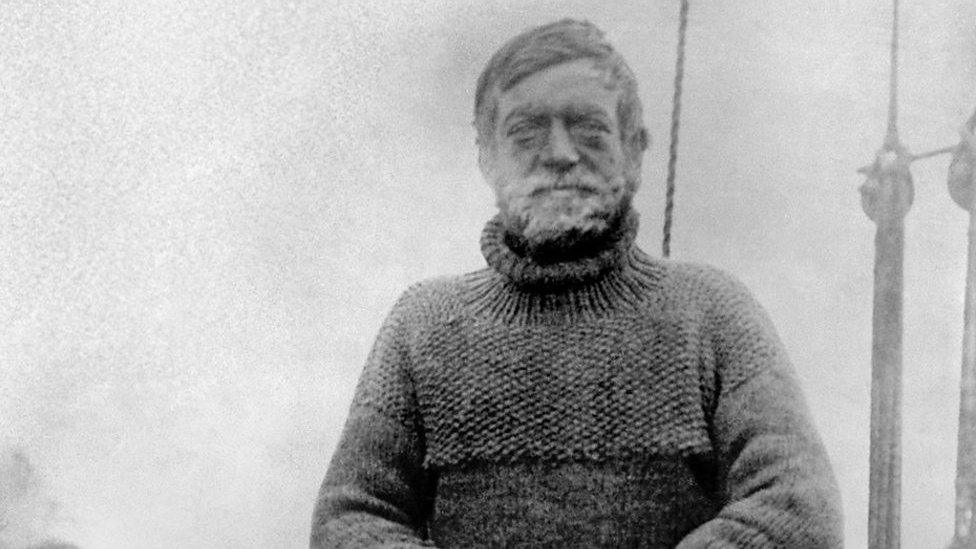 Explorer Sir Ernest Shackleton