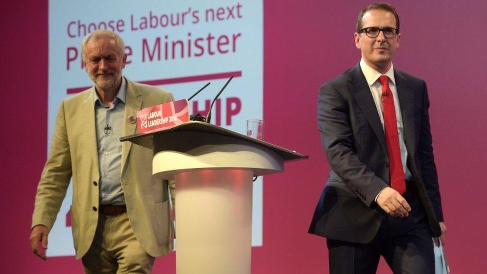 Jeremy Corbyn and Owen Smith