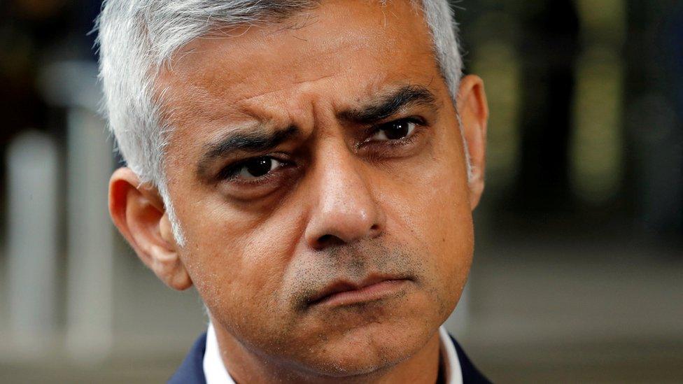 London Mayor Sadiq Khan