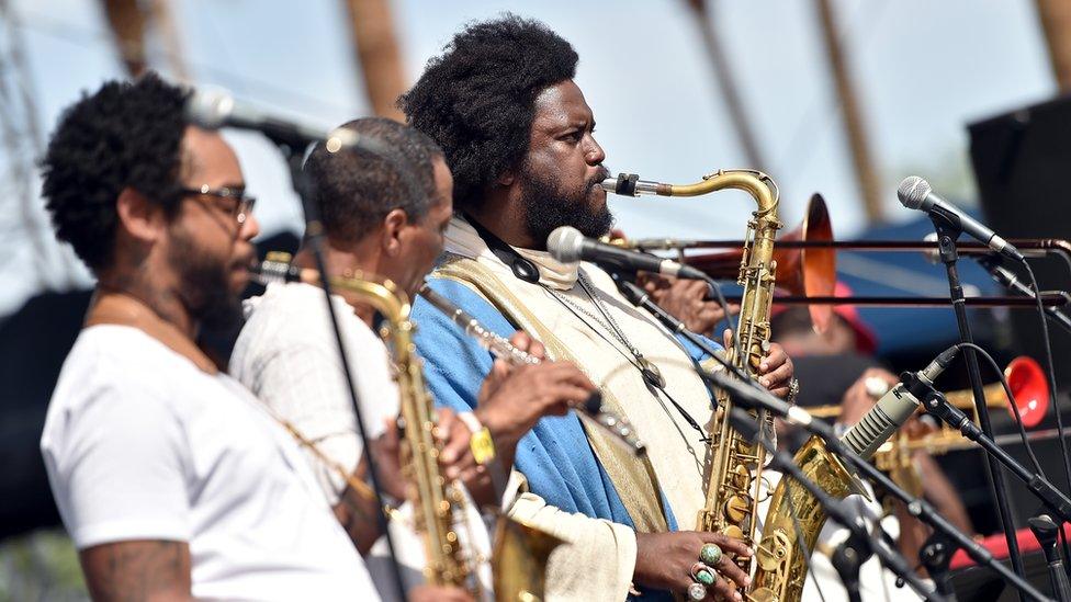 Kamasi Washington at the Coachella festival