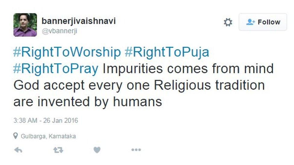 #RightToWorship #RightToPuja #RightToPray Impurities comes from mind God accept every one Religious tradition are invented by humans