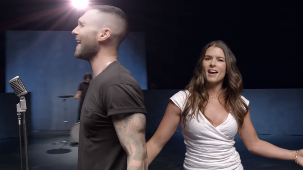 Adam Levine and Danica Patrick