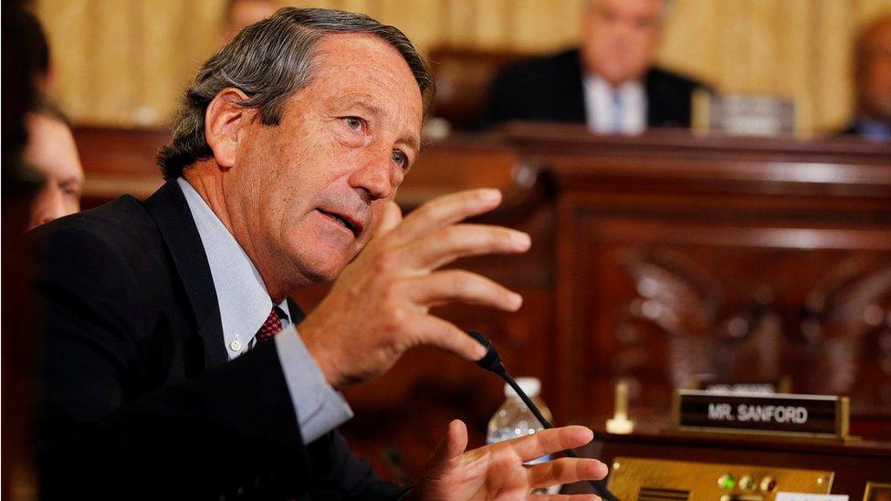 Mark Sanford on Capitol Hill in Washington in December 2014