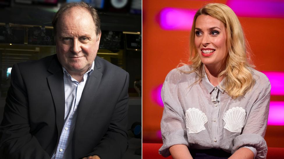 James Naughtie and Sara Pascoe