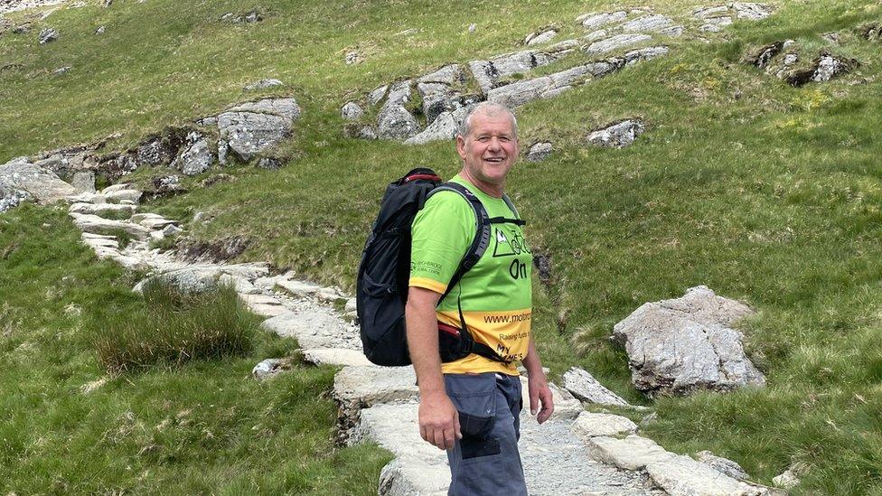 Bob Gledhill on Snowdon