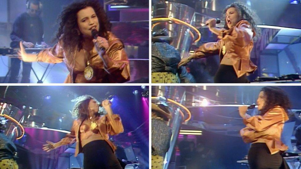 Neneh Cherry on Top Of The Pops in 1988