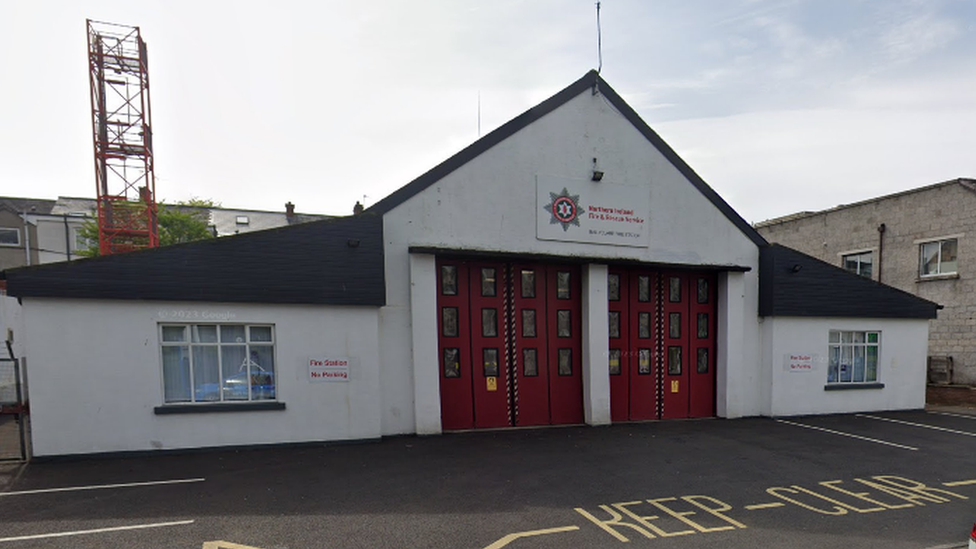 fire station in the Ballynure Road