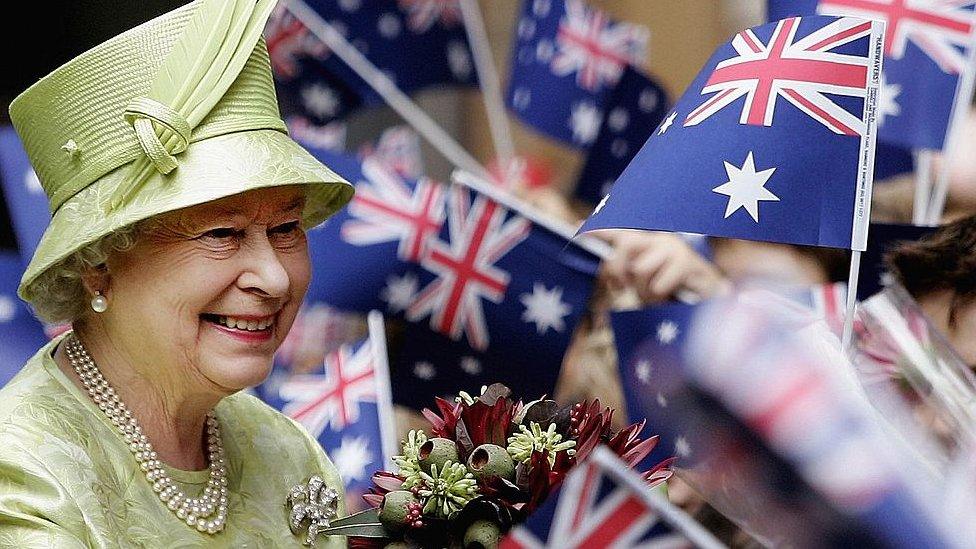 The Queen visits Australia in 2006.